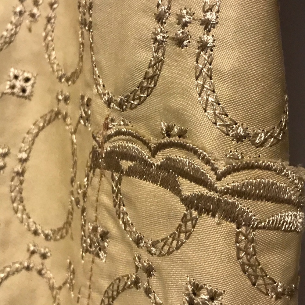 Golden saree